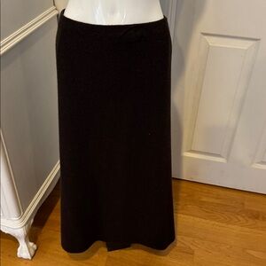 Elegant BrownMaxi Skirt